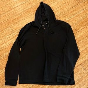 Mens 3 button down light sweatshirt